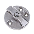 316 Stainless Steel Twist Lock Round Boat Door Catch Latch 1.7 Inch
