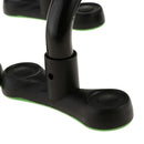 1 Pair Steel Push up Bars Chest Muscle Pushup Stands with Foam Grips Black