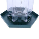 Waterproof Bird Feeder Plastic Hanging Bird Food Container Outdoor Garden D A