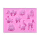 Easter Animal Series Deer Owl Shaped Silicone Mold Craft Cake Decorating Tool TE