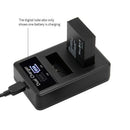 Mamen LP-E12 LPE12 LP E12 Camera LCD USB Dual Battery Charger for M 100D Ki