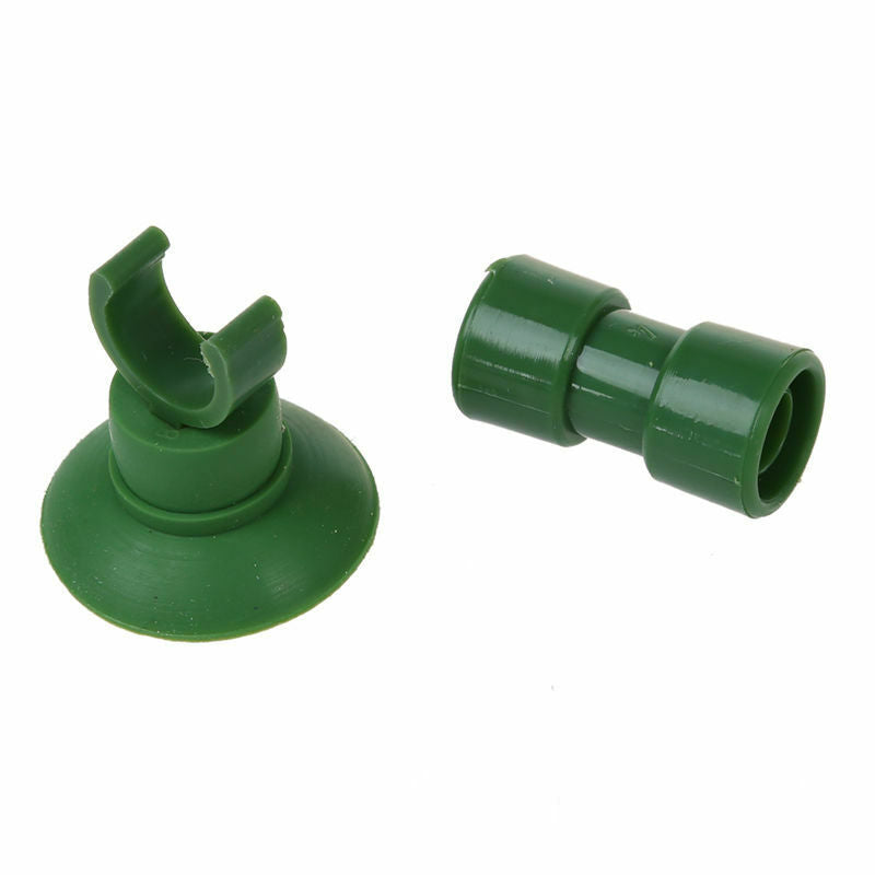 Fish Tank Aquarium 7" Green Air Diffuser Tube Bubble Wall