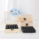 25 Slots Wooden Essential Oil Storage Box Aromatherapy Container OrganizerB Bj