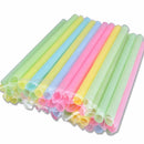 100Pcs Mix Color Large Drinking Straws For Bubble Smoothie Milkshake Set Hot