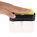 Soap Pump Dispenser with Sponge Holder Container Manual Press Soap OrganizeSEAU
