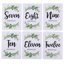 12pcs 1-12 Baby Monthly Stickers Pregnant Women Milestone Memory Photo Prop A