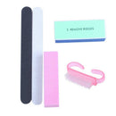 5pcs Nail Set Nail Polishing Tofu Block Polishing Article Manicure Kit P8X7