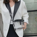 Fashion Lady Personality Transparent Jelly Chain Shoulder Wild Messenger Tr