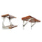 4pcs Triangle Shelf Brackets Stainless Steel Wall Mounted Shelf Support 6inch