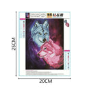 Wolf 5D Diamond Painting DIY Embroidery Cross Stitch Decor Needlework Craft