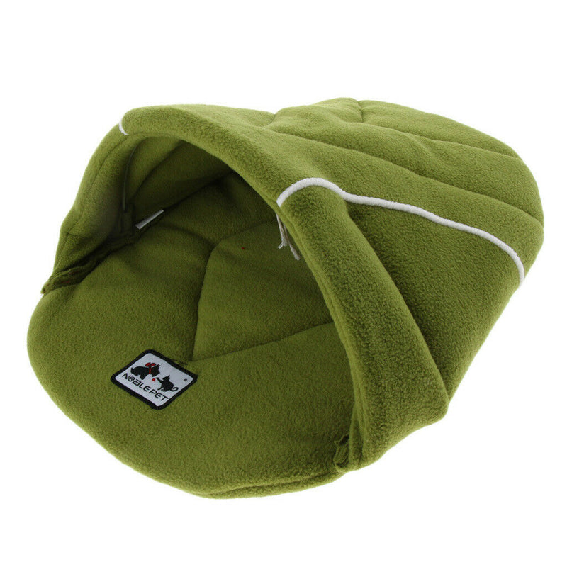 Pet Puppy Bed Dog Soft Thick Pad Warm & Comfortable Nest Green