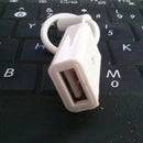 Male AUX Audio Plug Jack 3.5mm To USB 2.0 Female Converter Adapter Car Cable mp3