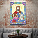 5D DIY Special Shaped Diamond Painting Religious Embroidery Kit Home Decor