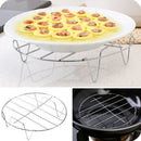 Steam rack stand steamer basket for_dish stainless steel multi-functional rac ES