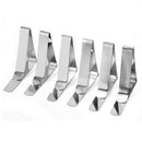 6Pcs Clip Stainless Steel Tablecloth Clip Cloth Cover Clip I5P9