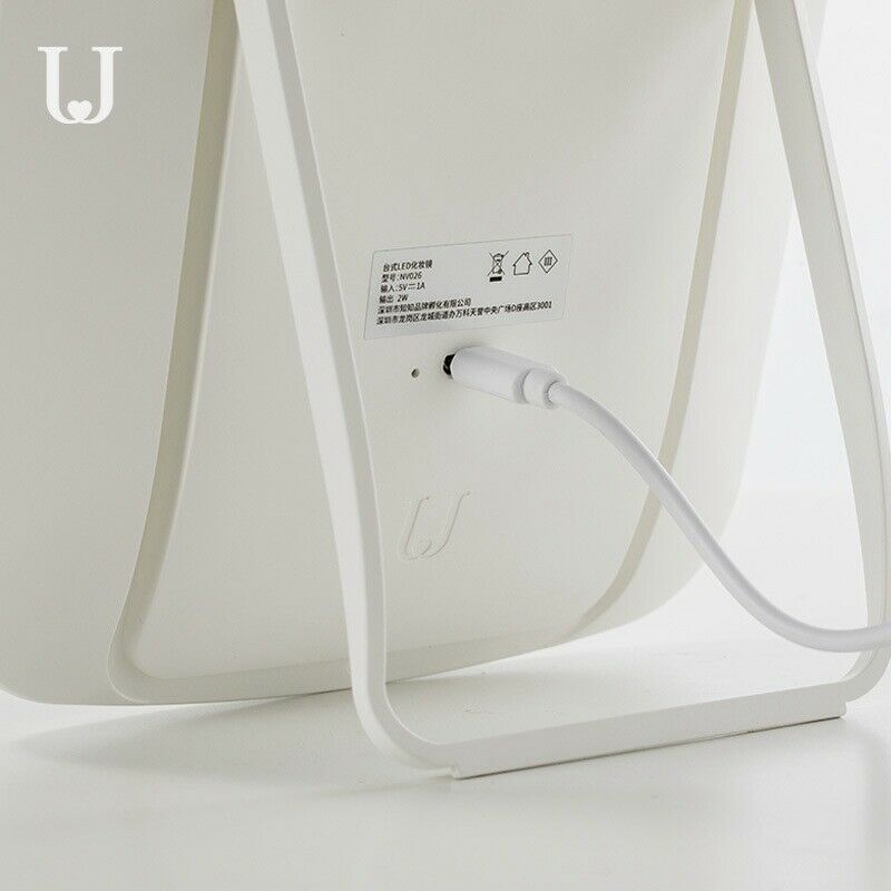 Jordan&Judy Intelligent Portable Makeup Mirror Desktop Led Light Portable F Z3J9