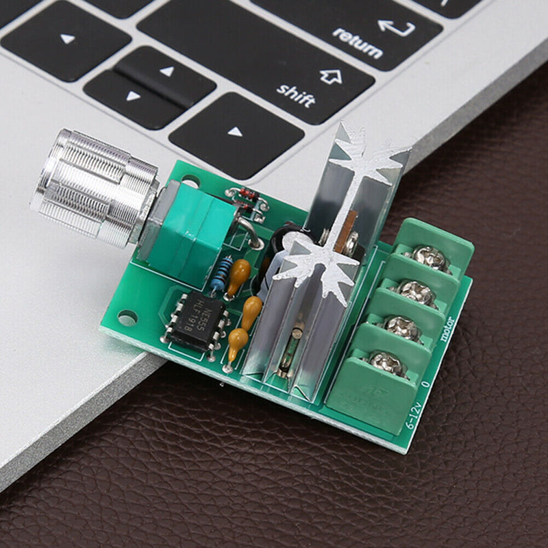 6V 12V 6A PWM No-Polarity DC Motor Speed Governor Speed Controller Module
