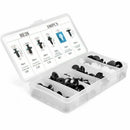 3X(100Pc Auto Car Fender Liner Fastener Bumper Interior Trim Retainer Push