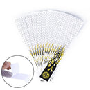12Pcs White & Black Arrow Wraps For Fletching Carbon Fiberglass Arrow ME