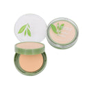 FaRRES 2PCS Makeup Powder Soft Double Layer Concealer Skin Natural Refreshi