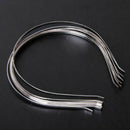 50 x Blank Plain Metal Headband 5mm Hair Band For Hair Accessories DIY Craft