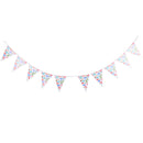 1set Dinosau theme party happy birthday paper banner bunting flags party decor3C
