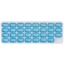 One Month Pill Organiser 31 Day Box Lid Medicine Tablet Storage Box Dispens C6E4