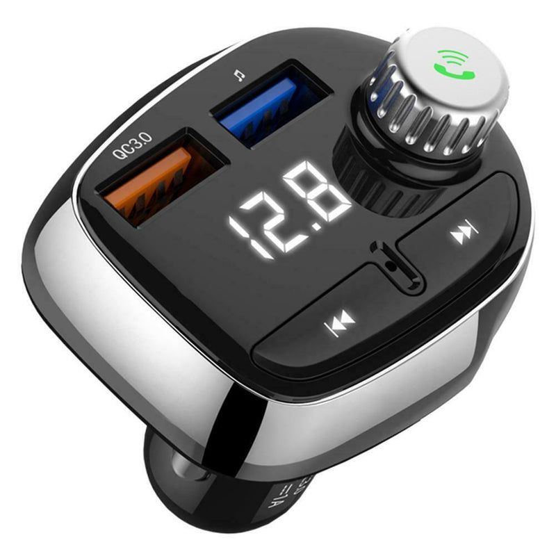 T61 USB Charger Bluetooth FM Transmitter Wireless Handsfree Car Kit MP3 Player