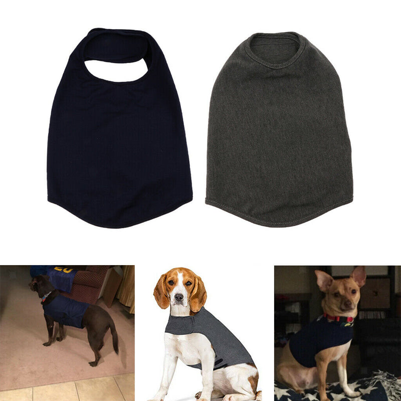 2pcs Dogs Puppy Keep Calm Soft Clothes  Separation Emotion Coat Vest