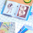 Multicolor Card Bag Wallet Holder Photo Album Pocket Storage Memo Book 3x2.5''