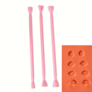 3pcs plastic eye mold tool fondant mold cookie cutter cake decorating tools -Q