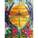 5D DIY Full Drill Diamond Painting Dragonfly Cross Stitch Embroidery Mosaic