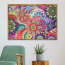 5D DIY Special Shape Diamond Painting Fantasy Flower Cross Stitch Embroider