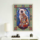 5D DIY Full Drill Diamond Painting Abstract Cat Cross Stitch Embroidery Kit