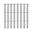 2X(20Pcs T316 Stainless Steel Hand-Crimp Stemball Swage For 1/8Inch Cable R