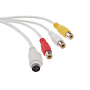 VGA SVGA to S-Video 3 RCA AV TV Out Cable Converter for PC Laptop