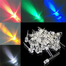 1000pcs 5mm Round LED Diode Set Fixed  In  Red /Green/Blue /Yellow / Whi MMN