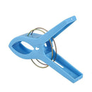 Pack of 8 Large Bright Colour Plastic Beach Towel Pegs Clips for Sunbed, va