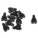 20x OD 6mm&8mm 1/2'' Y Union Pneumatic Push Connector Air Line Fittings New