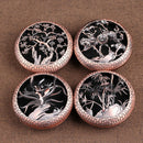 Burner Set Mixed Tower Holder Waterfall Plum blossom Ancient red