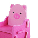 DIY Kids Chair Non-toxic Foam Chair Children's Pretend Play Chairs Stool Pink
