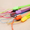 10X Luminous Round Lanyard Mobile Cell Phone Key USB Cords Strap 18cm OZ