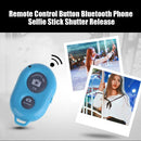 Remote Control Button Bluetooth Phone Selfie Stick Shutter Release (Blue)
