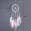 Wind Chimes Dream Catcher Handmade Gifts Dreamcatcher Feather Pendant Creat X2E4