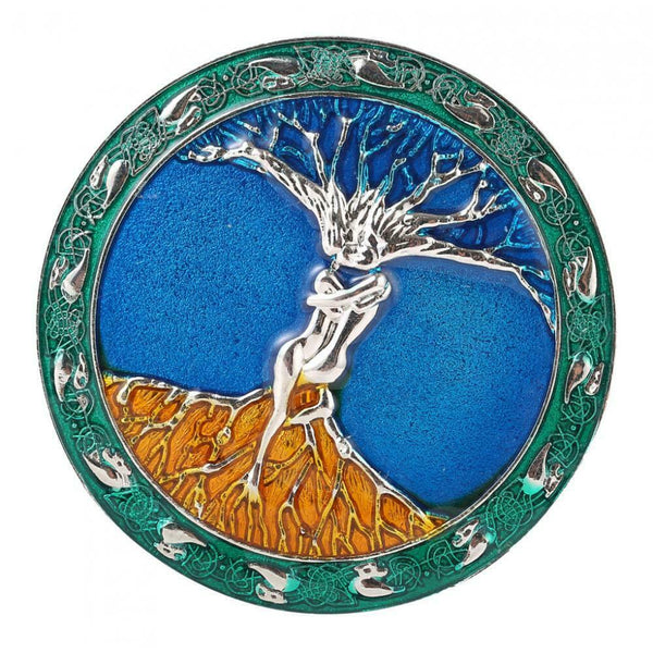 Colorful Tree Of Life Pattern Belt Buckle Western Cowboy Buckles Accessory