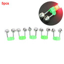 5 Pcs/lot Bite Alarms Fishing Bells Fishing Accessory Clip Bells Ring Green A Ut