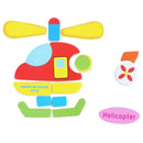 Wooden Puzzles Educational Development Baby Children Training Toys (Helicop