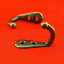 10X Retro Wall Door Hooks For Clothes Coat Hat Bag Towel Bath Hanger S4Y8 H U4I1