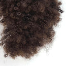 African Black Little Curly Hair Short Hair Wave Head Brown Lady Wig Europea