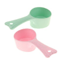 2Pcs Color Random Pet Feeding Shovel Plastic Cat Dog Food Scoop Feeding Spoon